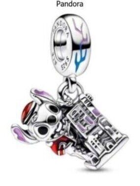 Paris Stitch Hollwood Tower of Terror Charm, Charm For Pandora Bracelet